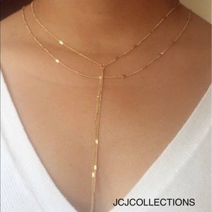 ✨✨Gold Filled Double Strand Y Necklace✨